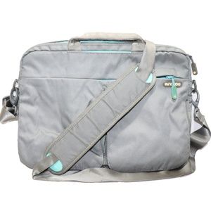 Incase | Bags | Incase Laptop Bag Grey Tuquoise | Poshmark